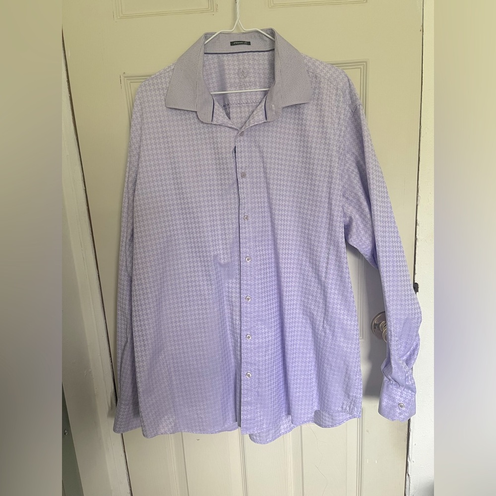 Bugatchi Lavender Button Down Shirt - image 1